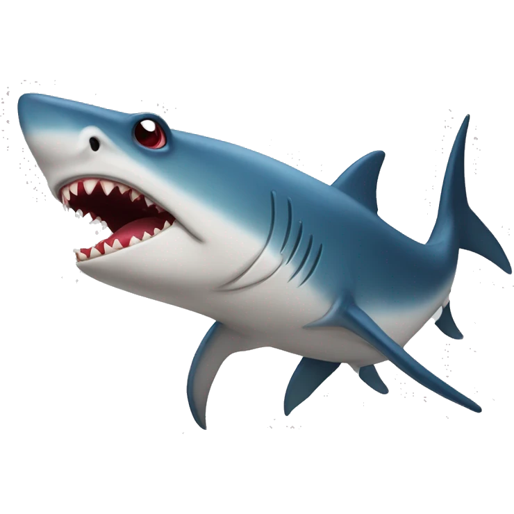Tiburón con ojos de corazón  emoji