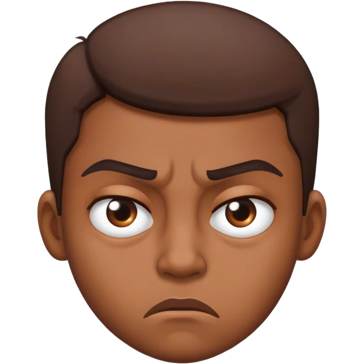 mad but disappointed  emoji