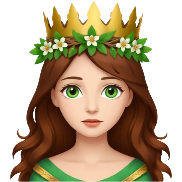 Nature queen emoji