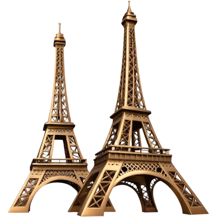 la Tour Eiffel qui fait un bisous  emoji