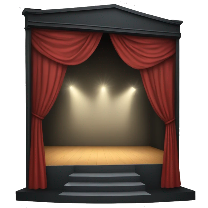 black box theatre stage emoji