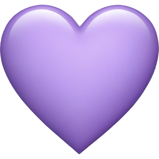 Lavender purple heart emoji