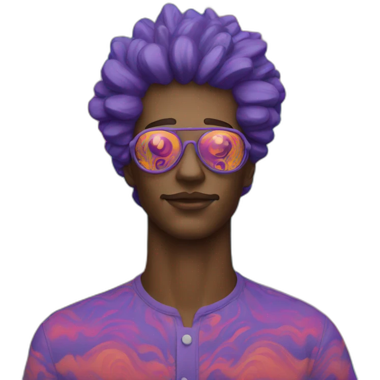 Psychedelic emoji