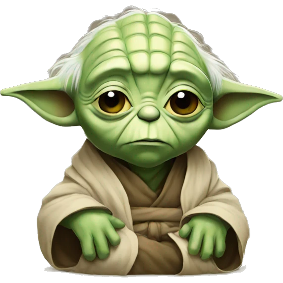 Sad yoda emoji