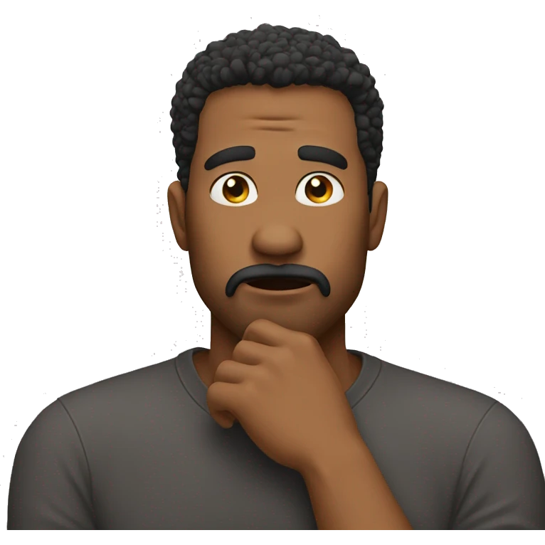 man who scratches his chin emoji