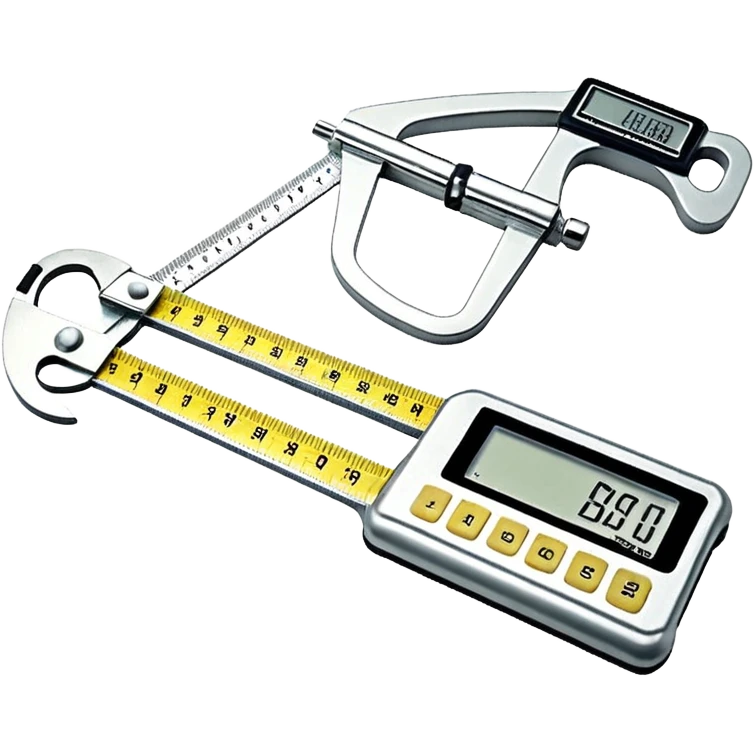 Skinfold caliper (plicometer)
Professional scale
Bioimpedance scale (BIA analyzer)
Stadiometer
Measuring tape
Anthropometric tape
Anthropometric calipers
Food scale
Body composition analyzer
Height rod
Flexible measuring ruler emoji
