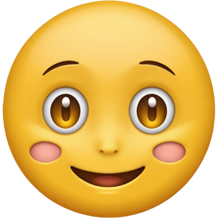 Classic yellow emoji, twitching eyes emoji