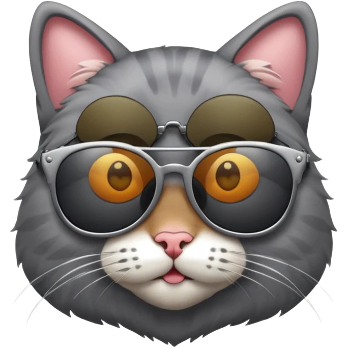 Cat wearing sunglasses emoji