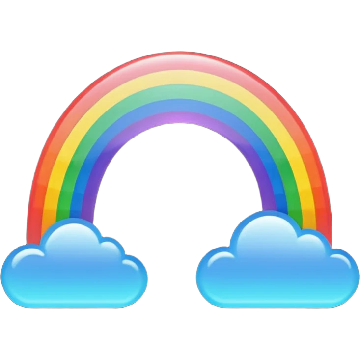 Black rainbow emoji