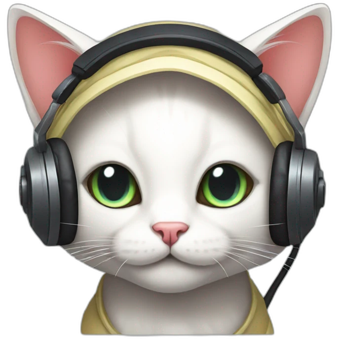 Gamer kitty emoji