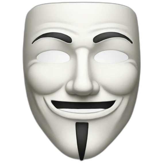 anonymous mask emoji