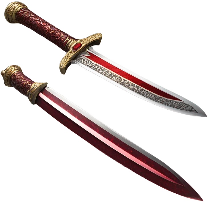 Ruby sword emoji