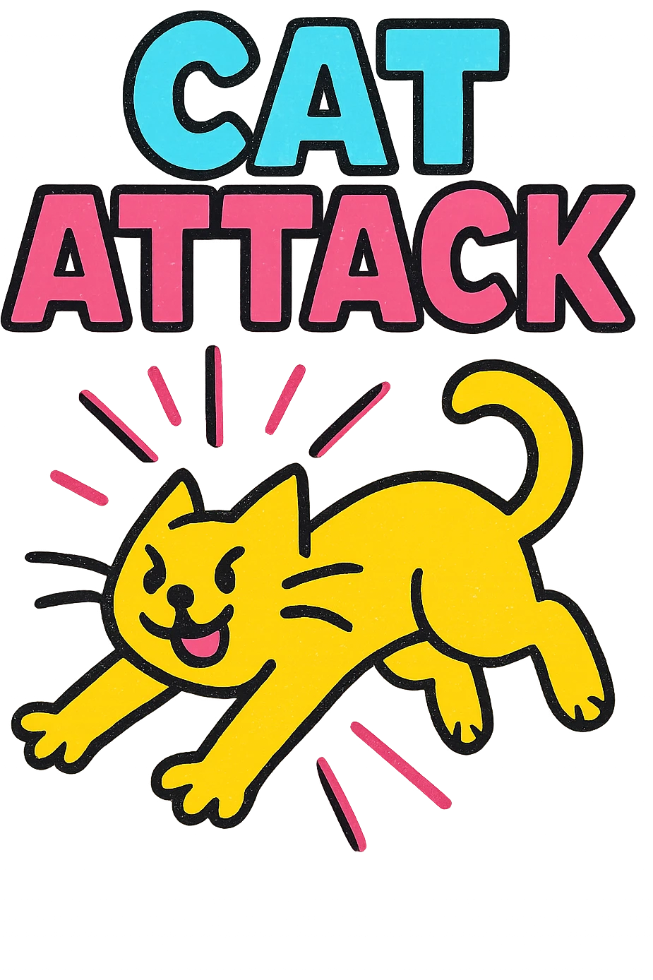 cat attack emoji