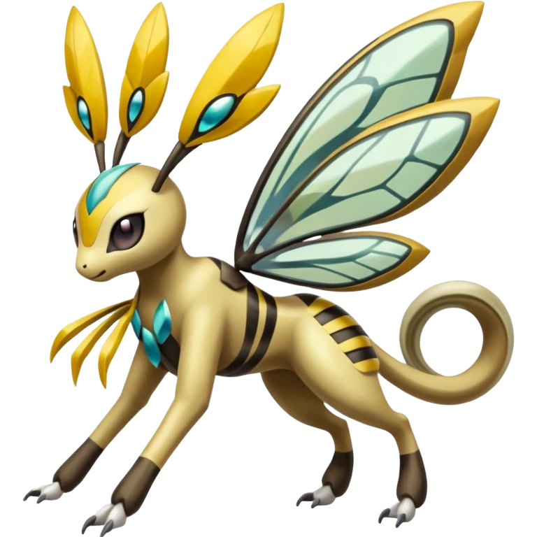Meloetta-Beedrill-Manectric-Palkia-Cresselia-fusion emoji