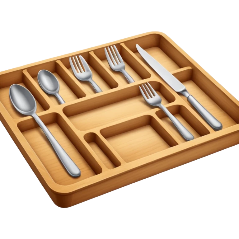 Cutlery tray emoji