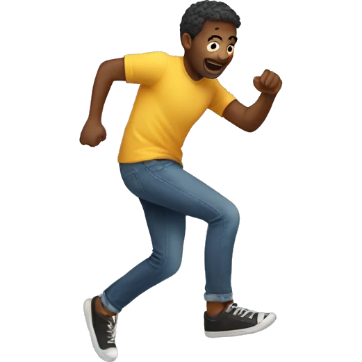 Person hopping on one leg emoji
