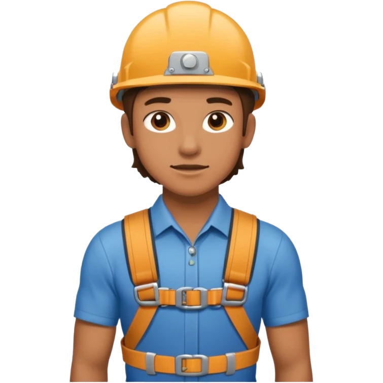 belayer with harness emoji