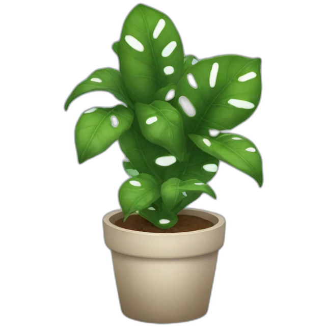 scindapsus moonlight plant emoji