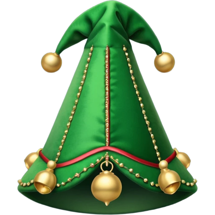 green jester hat emoji