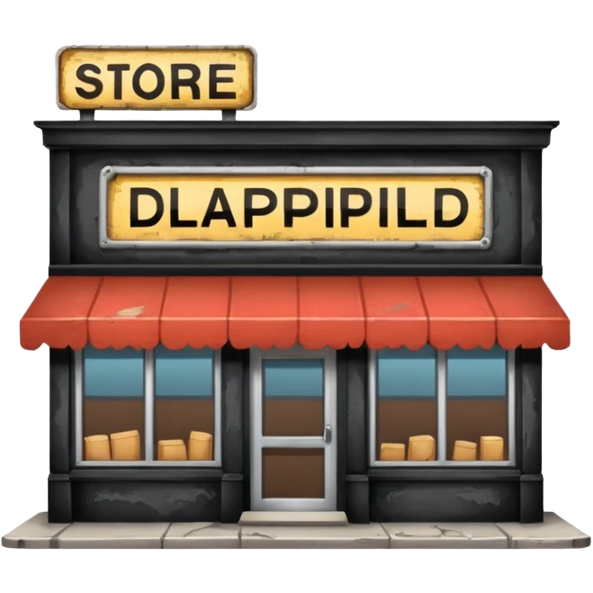 Poor Store & More words emoji