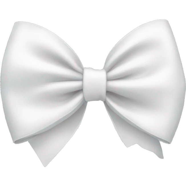 white bow emoji