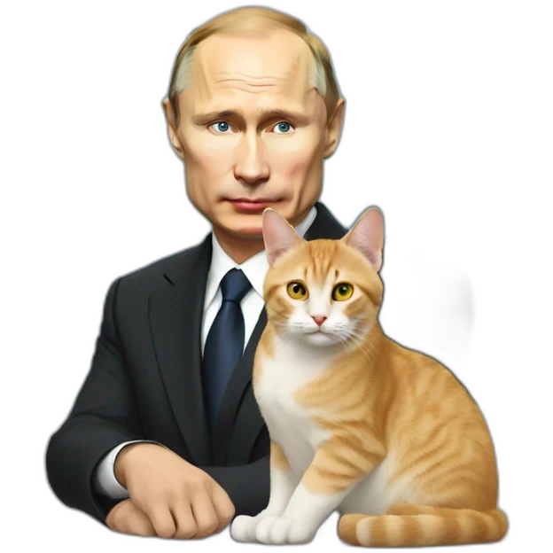 putin with cat emoji
