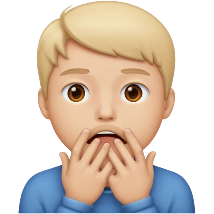 человек закрывает хлеборезку emoji