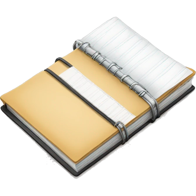 contact agenda book emoji