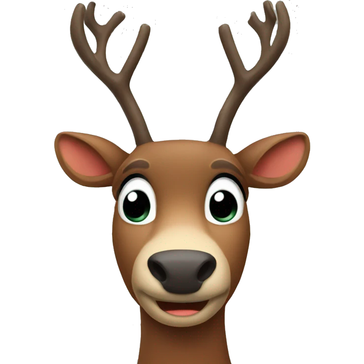 reindeer emoji