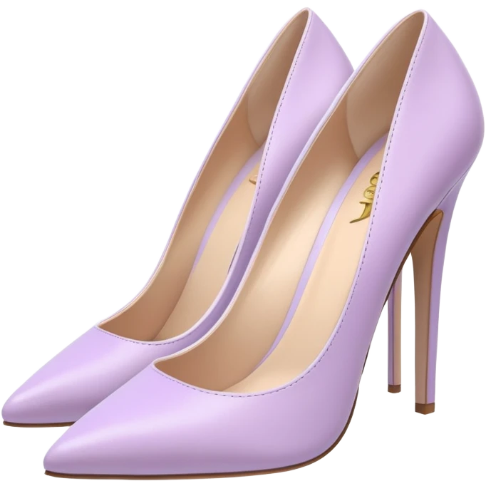 lilac pastel pumps emoji