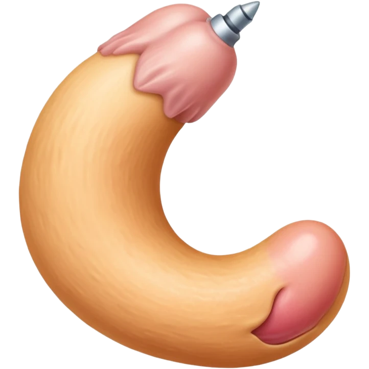 Penis entering a hairy vagina emoji