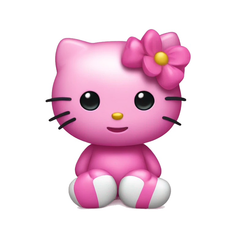 Hello kitty pink  emoji