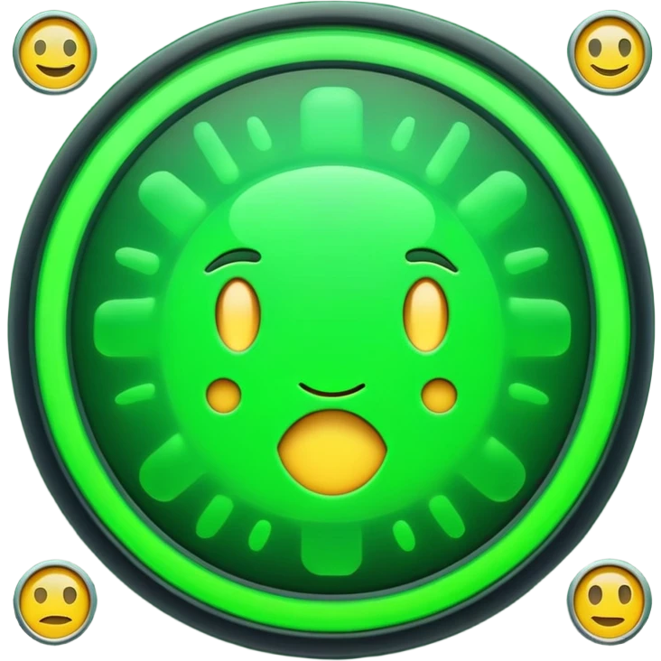 radar system scanning for emoji faces, radar screen with emoji blips emoji