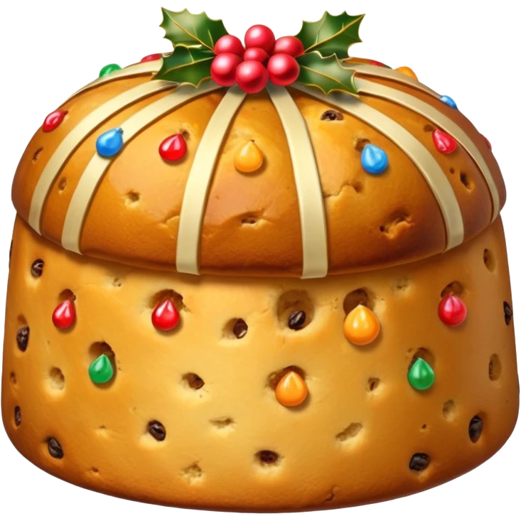 Christmas panettone emoji