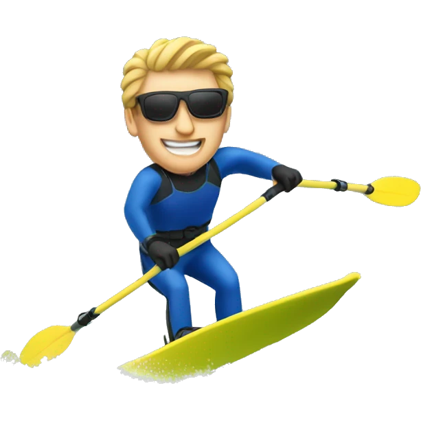 Man waterskiing emoji