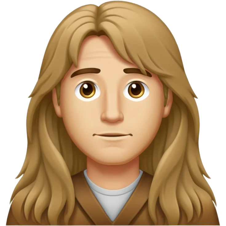 long haired tan special ed guy emoji