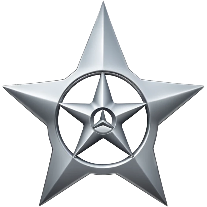 Make a Mercedes Benz logo emoji pls emoji