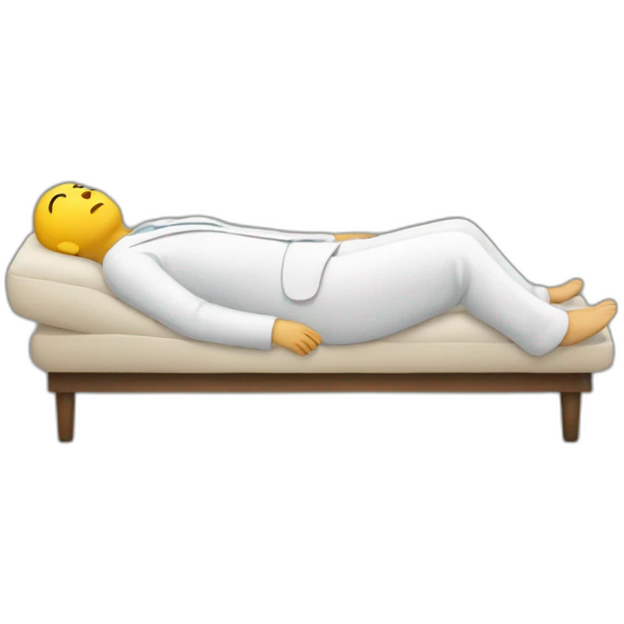 A person lying down emoji
