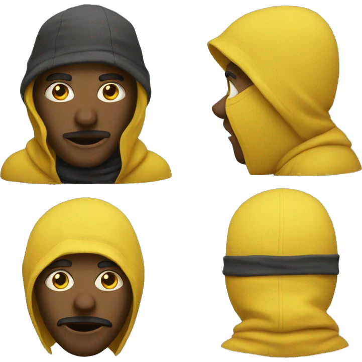 Yellow robber emoji emoji