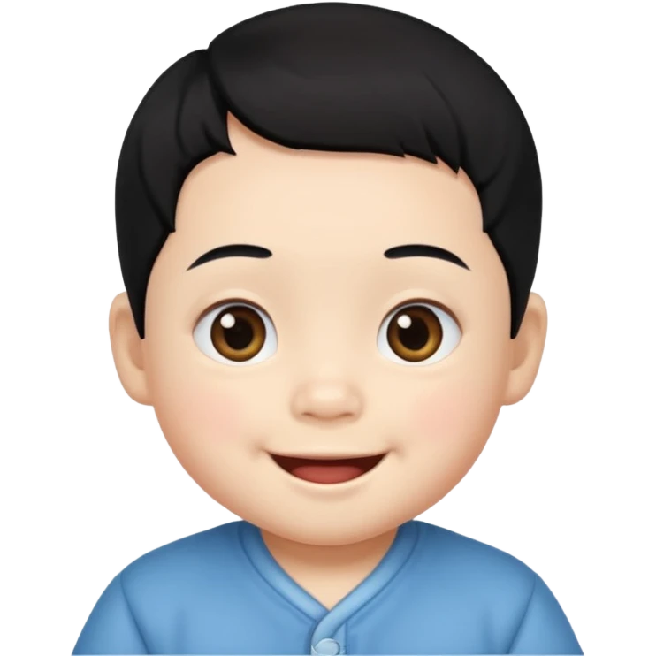 chinese smiley baby boy emoji