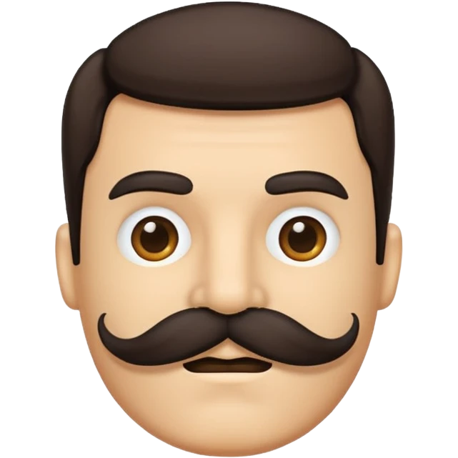 mustache only emoji