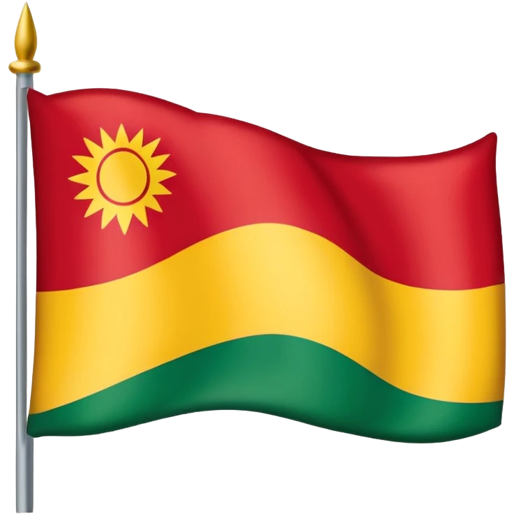 Create a Kurdistan flag  emoji