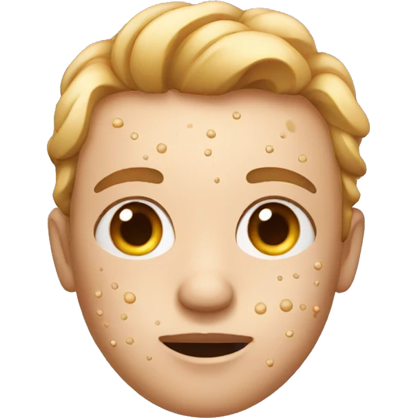 Person with pimples on the face emoji