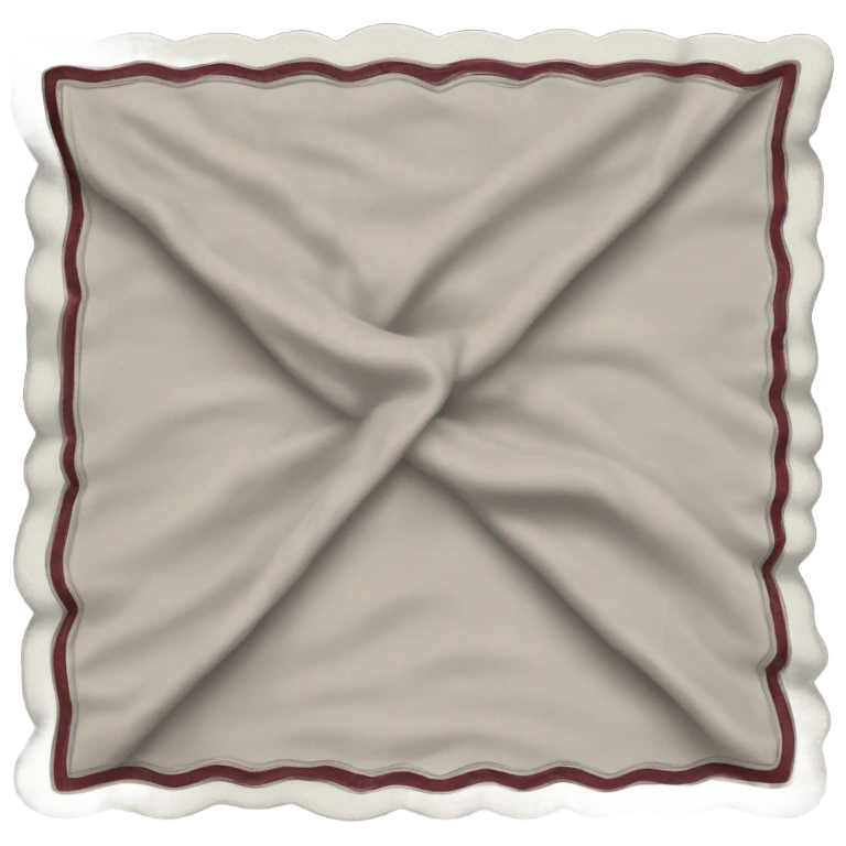 Folded blanket emoji