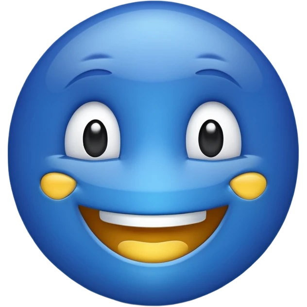 Like blue emoji 3D Facebook emoji