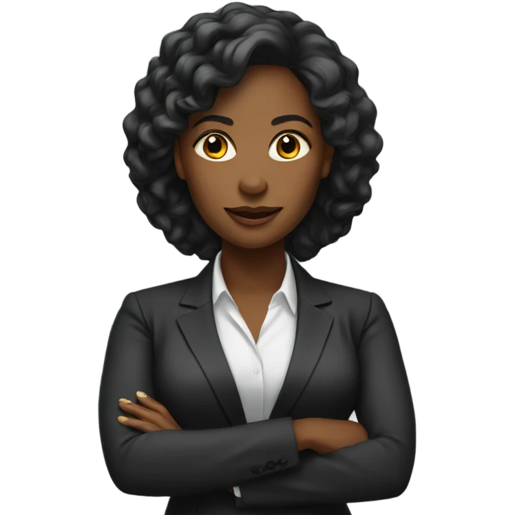 Black business women  emoji