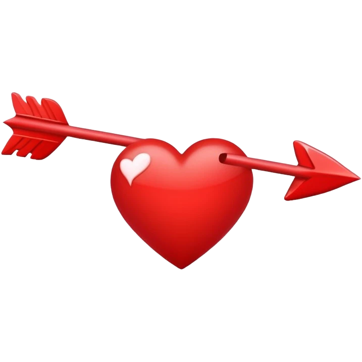 Cupid arrow heart emoji