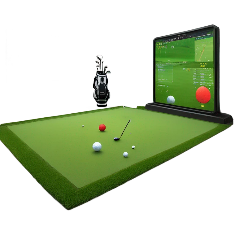 Golfing simulator emoji