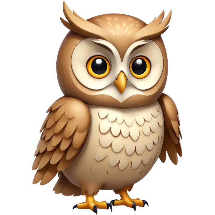 owl white hugs own beige emoji