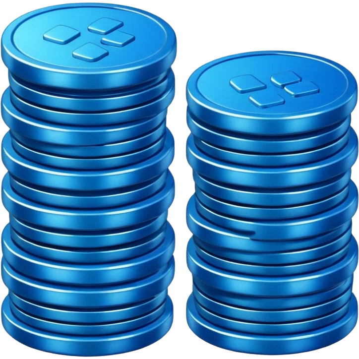 blue coins credit pack emoji